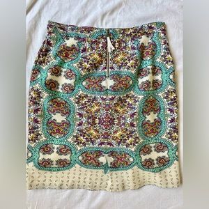 Anthropology skirt size 8